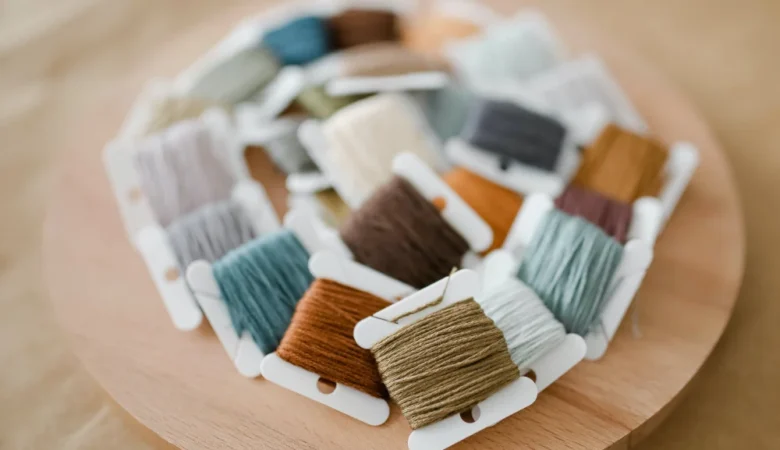 Види ниток для вишивання фото