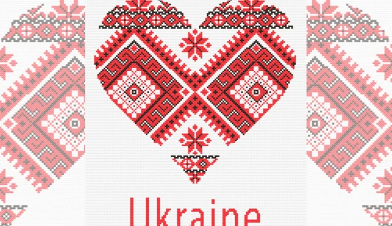 Схема для вышивки крестиком Украина