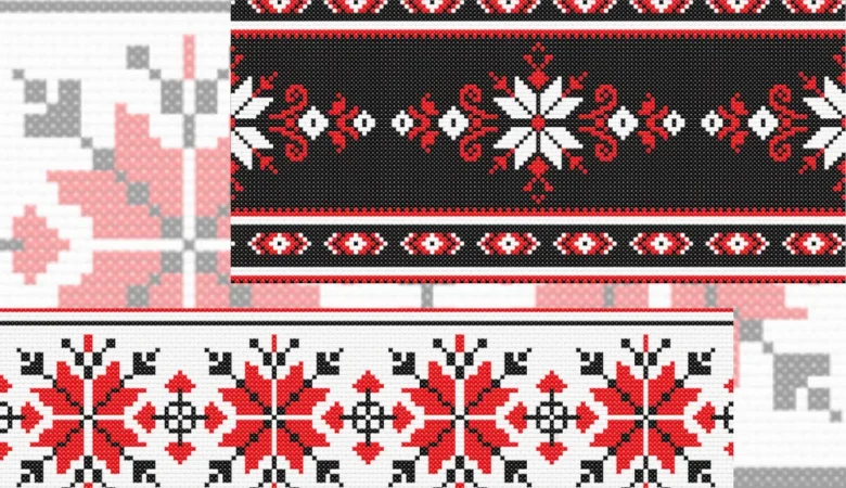 Схема вишивки хрестиком "Український орнамент" (ч.1)
