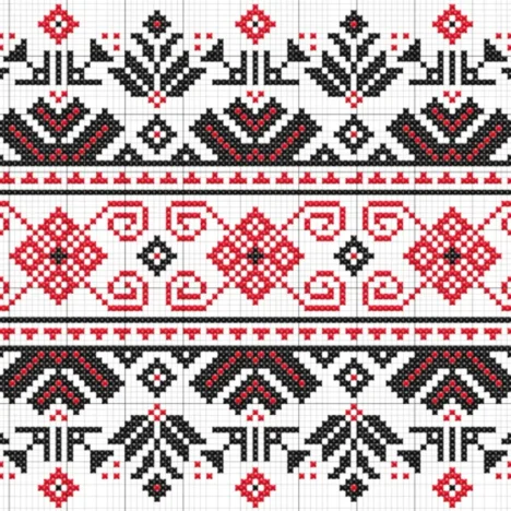 Схема вишивки хрестиком “Дівчинка, що мріє”