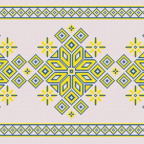 Схема вишивки хрестиком “Соняшники”