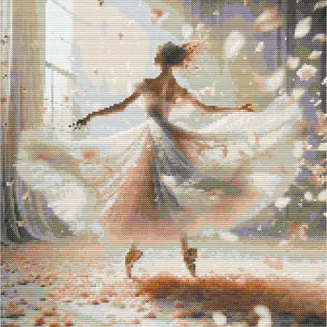 Схема вышивки крестиком: «Любовь посреди войны»