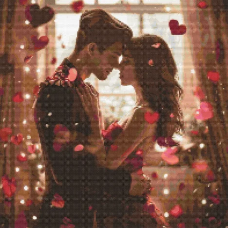 Схема вышивки крестиком: «Верные друзья песики»