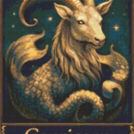 Схема вышивки крестиком: «Знак зодиака Стрелец»