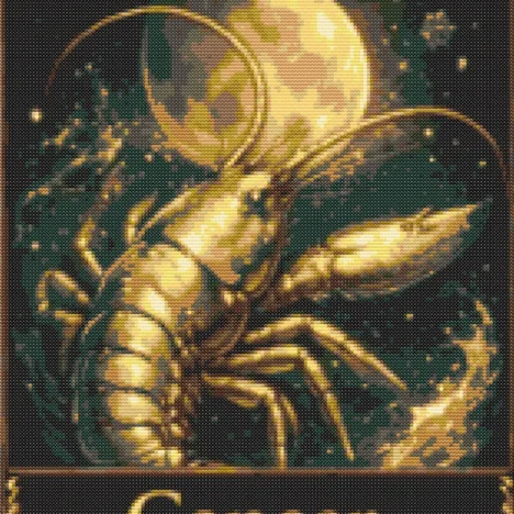 Схема вышивки крестиком: «Знак зодиака Близнецы»