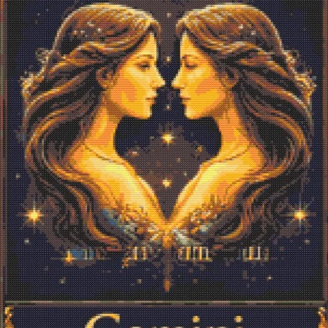 Схема вишивки хрестиком: “Знак зодіаку Рак”