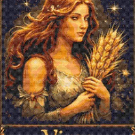 Схема вишивки хрестиком: “Знак зодіаку Лев”