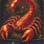 Схема вишивки хрестиком: "Знак зодіаку Скорпіон"