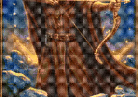 Схема вишивки хрестиком: "Знак зодіаку Стрілець"