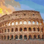 Схема вышивки крестиком: "Колизей"