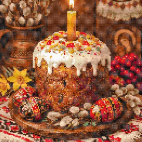 Схема вишивки хрестиком: “Вулиці Парижа”