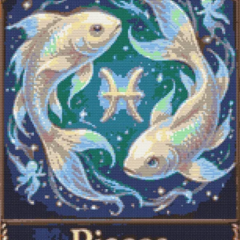 Схема вишивки хрестиком: “Кролик серед великодніх яєць”