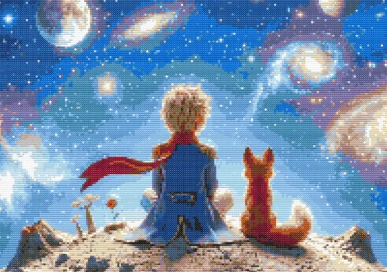 Схема вишивки хрестиком: "Маленький принц"