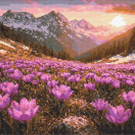 Схема вышивки крестиком: «С Днем Матери»